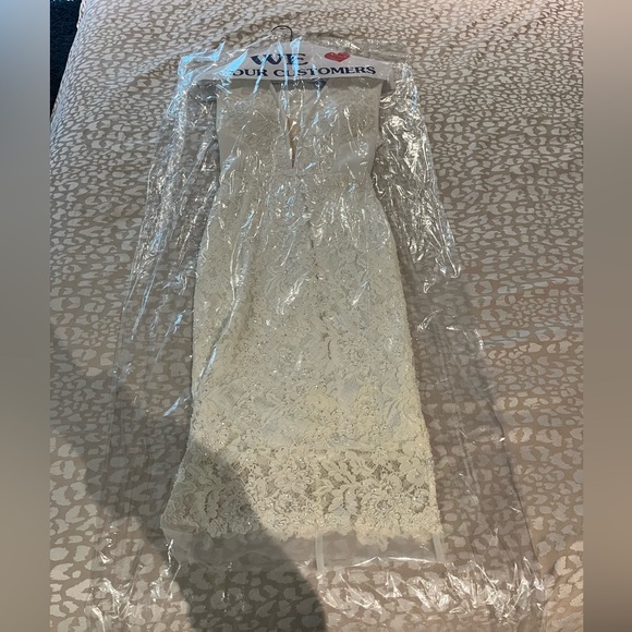 Gorgeous White Lace Jovani Dress! - Picture 4 of 5